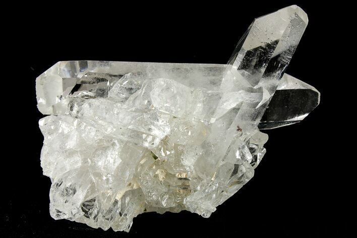 Clear Quartz Crystal Cluster - Brazil #253273
